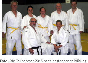 Foto: Die Teilnehmer 2015 nach bestandener Prfung